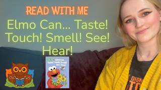 Read With Me: Elmo Can Taste, Touch, Smell, See, Hear | Learning Story Read Aloud