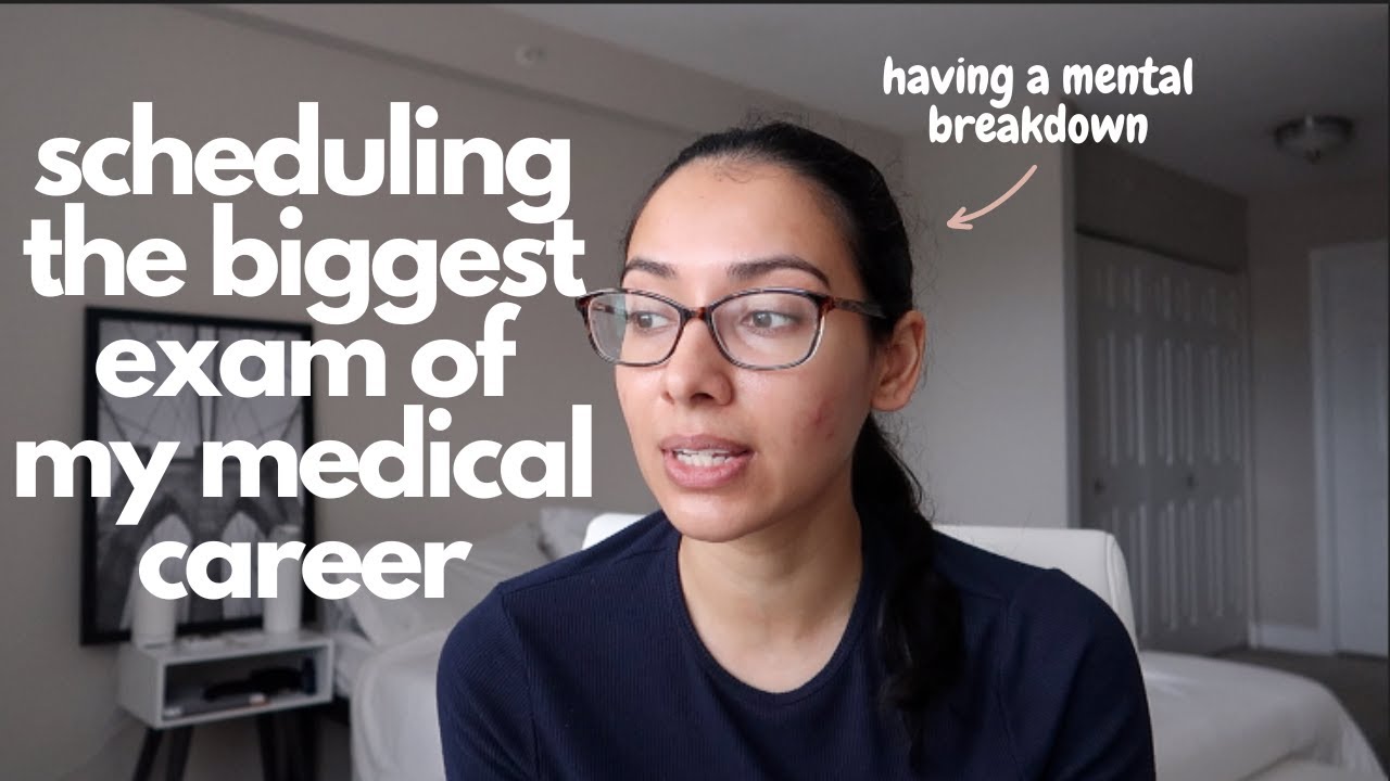 Scheduling one of the biggest exams of my medical career *mental breakdown*