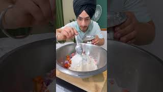 Suji ka pura chilla recipe | Day 5 of 7 days suji challenge #shorts #shortsfeed