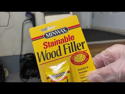 Minwax Stainable Wood Filler Demo and Review