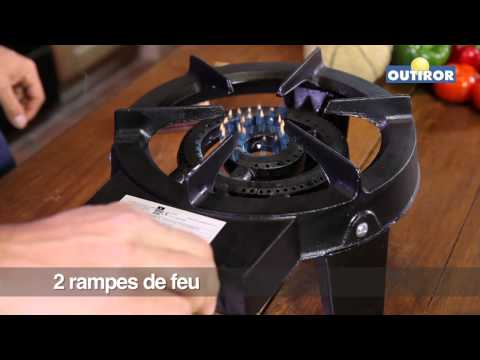 Réchaud à gaz 3 feux indépendants [OUTIROR]