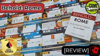 Review | Behold: Rome (The Game Crafter)