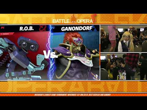 Youmacon 2019 SSBU - LePotatoChip (ROB/Link) vs Jinu (Falco/Ganon)