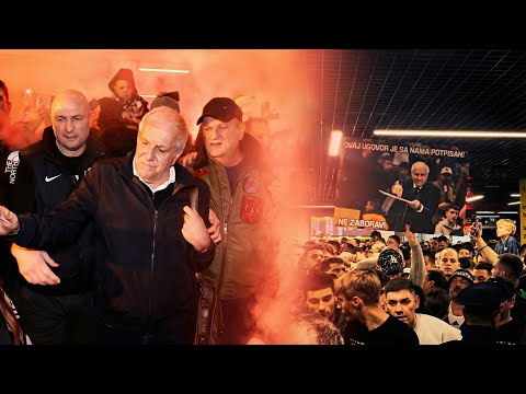 Thousands of Partizan Fans Welcome Zeljko At The Airport 🤯