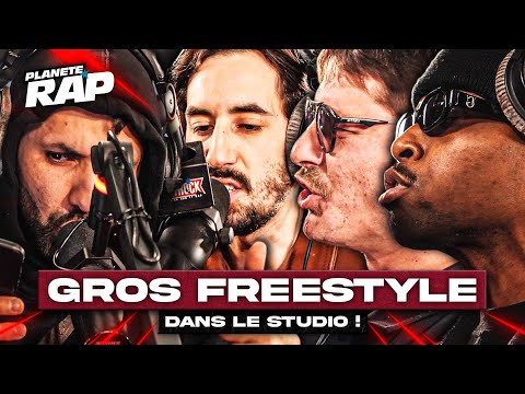 SESSION FREESTYLE avec Lomepal, Hash 24, Prince Waly & Tonio Mc ! #PlanèteRap