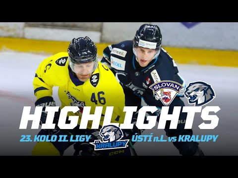 23. kolo - HC Slovan Ústečtí Lvi vs HK Kralupy | 2. liga 2025/26 Highlights