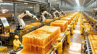 How Honey Is Made With Billions of Bees - Inside Honey Factory | Full Process