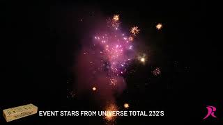 Event Stars From Universe Total 232 shots - Rubro Vuurwerk - 943