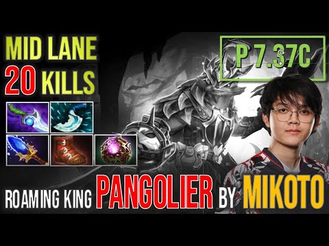 Roaming God Mikoto Mid Pangolier 20 Kills #gameplay4k #patch737d #fullgame #dota2