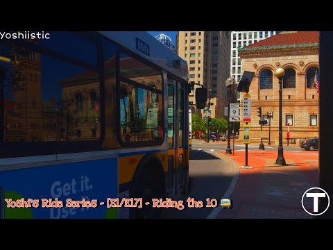 1-UP! | Yoshi's Ride Series {S1-E17} - Riding the 10 🚌 - {MBTA}
