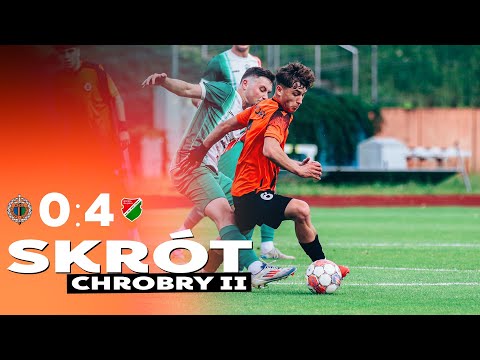 Koleje Dolnośląskie 4 Liga: Chrobry II Głogów - Polonia Środa Śląska 0:4  skrót