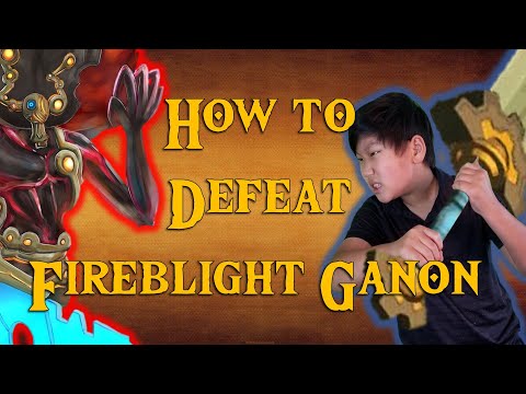 BOTW: How to Defeat Fireblight Ganon AKA Vah Rudania. Epic battle in the Illusory Realm!