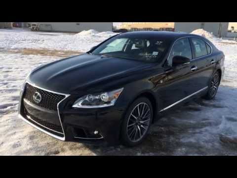 New Black 2015 Lexus LS 460 4dr Sdn AWD SWB F Sport Package Review - Edmonton, Alberta