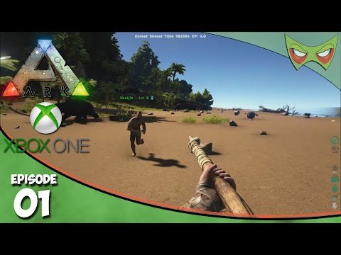 Ark Survival Evolved on Xbox One - Ep 01 - Learning Controls - Let's Play