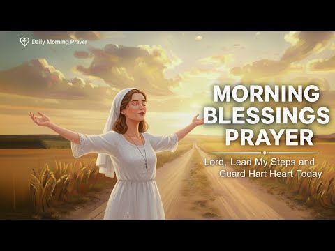 Morning Blessings Prayer | Lord, Lead My Steps and Guard My Heart Today