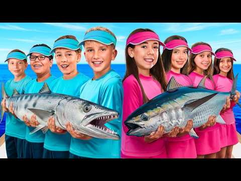 BOYS vs GIRLS FISHING Challenge!