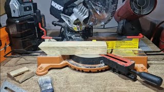 mikes review Worx wx845 cordless power tool 20v powershare 216mm mitre saw chop saw