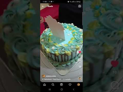 beautiful birthday cake...like and subscribe