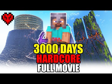 I Survived 3000 Days In Hardcore Minecraft!