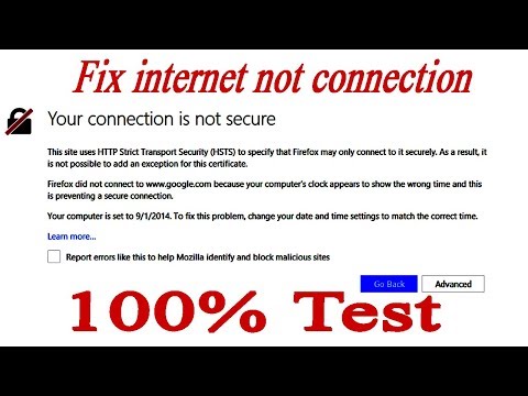 Your connection is not secure Firefox how to solve[100% Test] Video