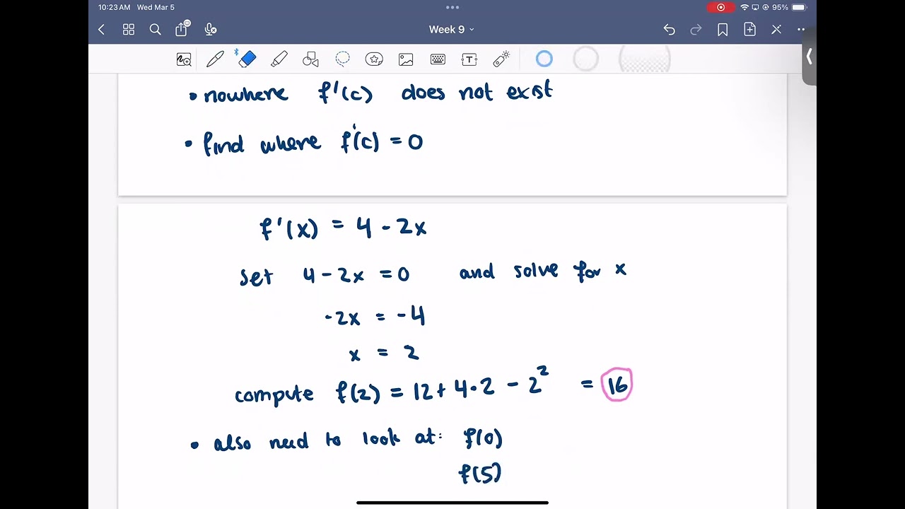 Single variable calculus lecture 21: Optimization 2