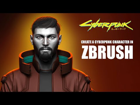 Basic Cyberpunk Character with Zbrush