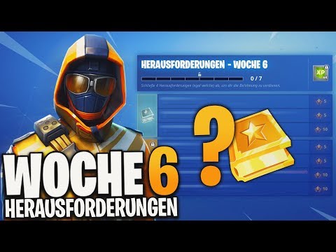 DIE NEUEN WOCHE 6 HERAUSFORDERUNGEN! 🔥 Season 6 Woche 6 Aufgaben | Fortnite Battle Royale | Detu Video