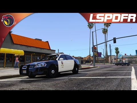 GTAV LSPDFR POLICE MOD Ep233: Spike Strips Deployed and Successful!