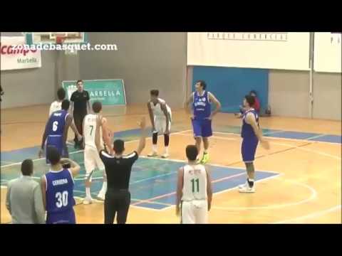 LIGA EBA 17/18 | Juanpe Jiménez (Marbella), partido (1ª parte solo) ante Unicaja