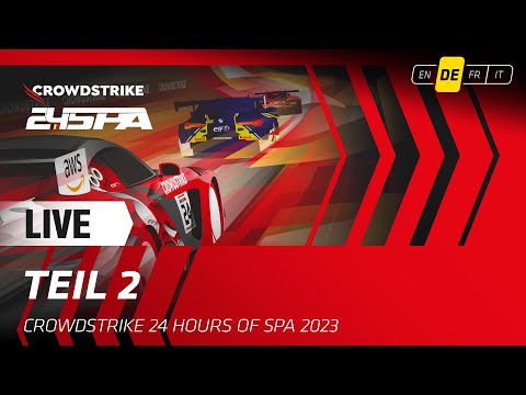 LIVE | Rennen - Part 2 | CrowdStrike 24 hours of Spa (Deutsche)