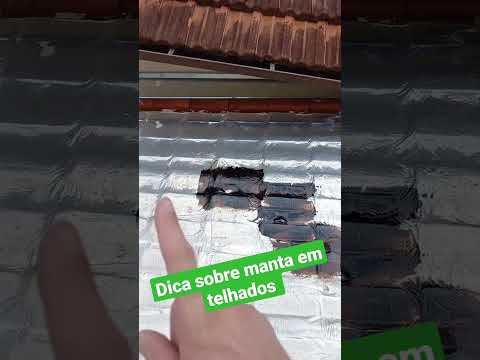 dica rápida de manta em telhado