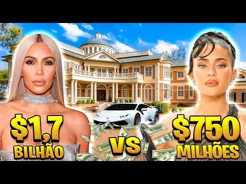 Qual socialite tem a vida mais luxuosa: Kim Kardashian ou Kylie Jenner? (mansões, carros, fortuna..)
