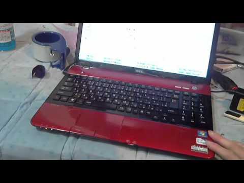 NEC PC-LS150FS6R HDD交換作業