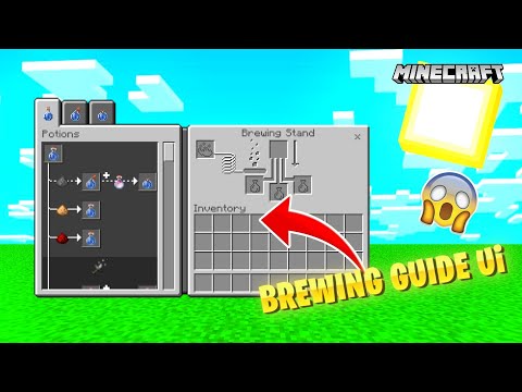 GAMER RYM - brewing guide ui or mod for Minecraft pocket edition 1.19 🤯 | epic mods MCPE |
