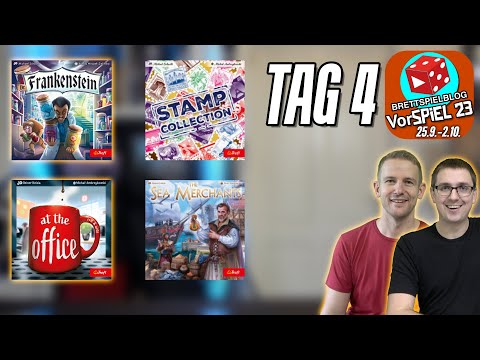 VorSPIEL 23: The Sea Merchants, Frankenstein, Stamp Collection, At The Office - Live Let's Play