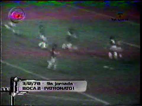 3-12-1978 (N) (9ªF) Boca Juniors:2 vs Patronato (Parana):1