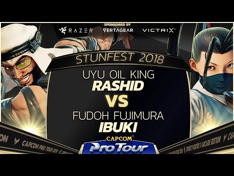 UYU Oil King (Rashid) vs Fudoh Fujimura (Ibuki) Stunfest 2018 - Top 8 Losers Finals - CPT 2018