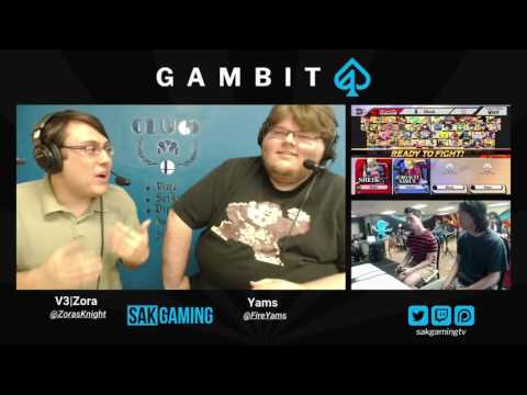 Gambit: June Winners Semis - SAK|Saiki (Sheik) vs Luhtie (Zero Suit Samus)