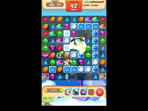 Jewel Match King Level 212 - Walkthrough ( No Booster )