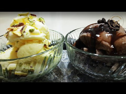 Chocolate ice cream Recipe | Vanilla Ice Cream Recipe | Princy's Kitchen