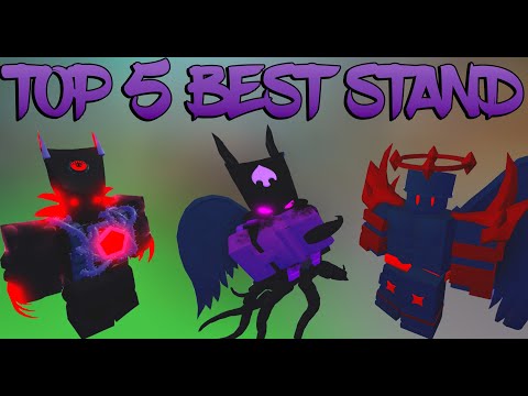 TOP 5 BEST PVP STANDS SHOWCASE | A Universal Time Roblox