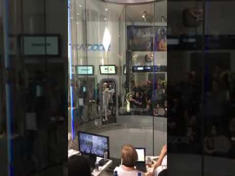 In the zero gravity dancer girls