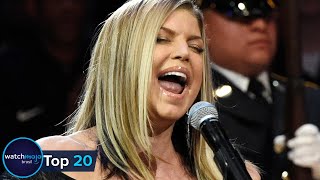 As 20 Piores Performances Ao Vivo de Todos os Tempos
