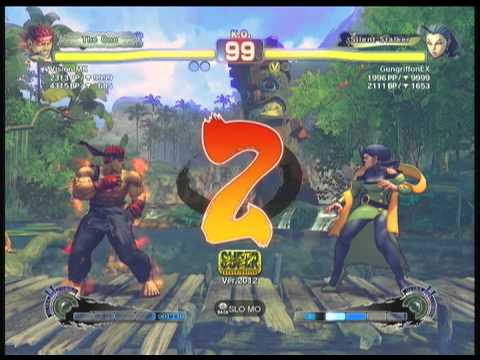 Super Street Fighter 4 AE 2012 - GungriffonEX(Rose) vs. Vision MK(Evil Ryu)