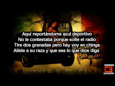 la hummer y el camaro con letra