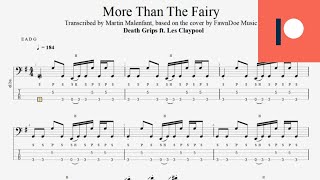 Death Grips - More Than The Fairy (bass tab of the cover by FawnDoe Music)