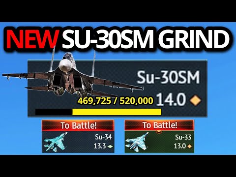 INSANE NEW SU30SM GRIND EXPERIENCE (using the su33 and su34 canard bros)