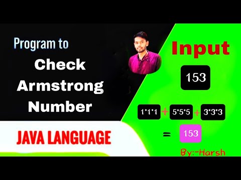 Java Program To Check For Armstrong Number Java Coding In Hindi