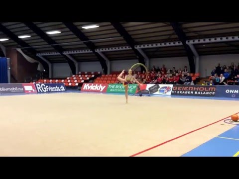 Nordisk Mesterskab 2016, finale, senior, hoop,  Emilie hvidsten swensen, Norge