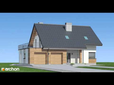 Projekt Domu w jabłonkach 8 (G2) - animacja